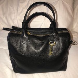 Black fossil purse